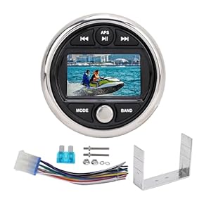 マリン ラジオ Amazon.com: Marine Stereo Radio 4x45W Gauge Mounting WB/AM